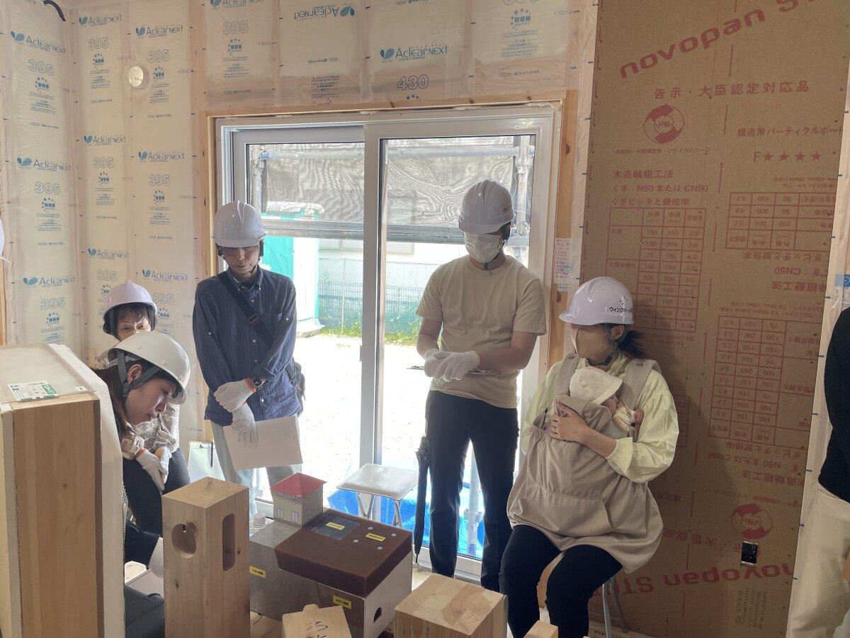 構造現場見学会を開催しました！