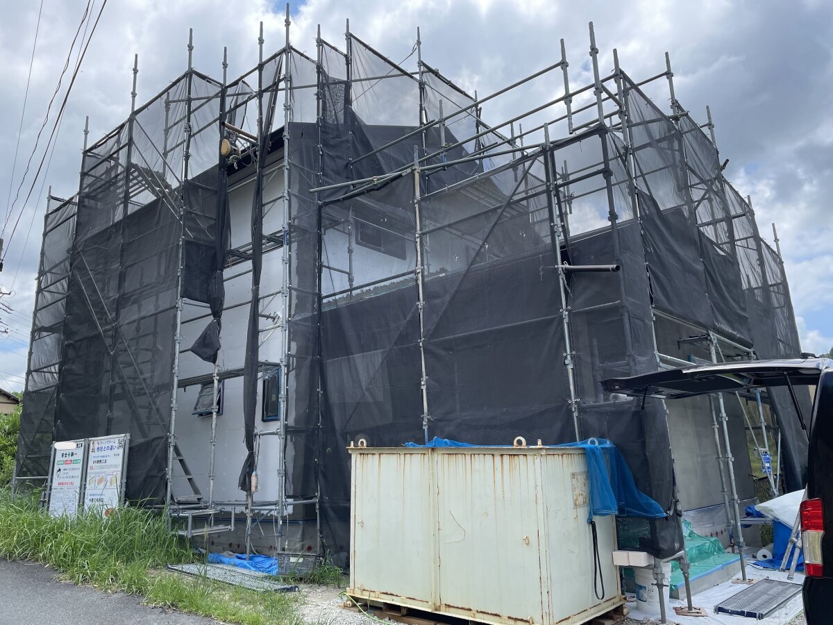 左官作業がスタートしています☆ 周智郡森町睦実I様邸