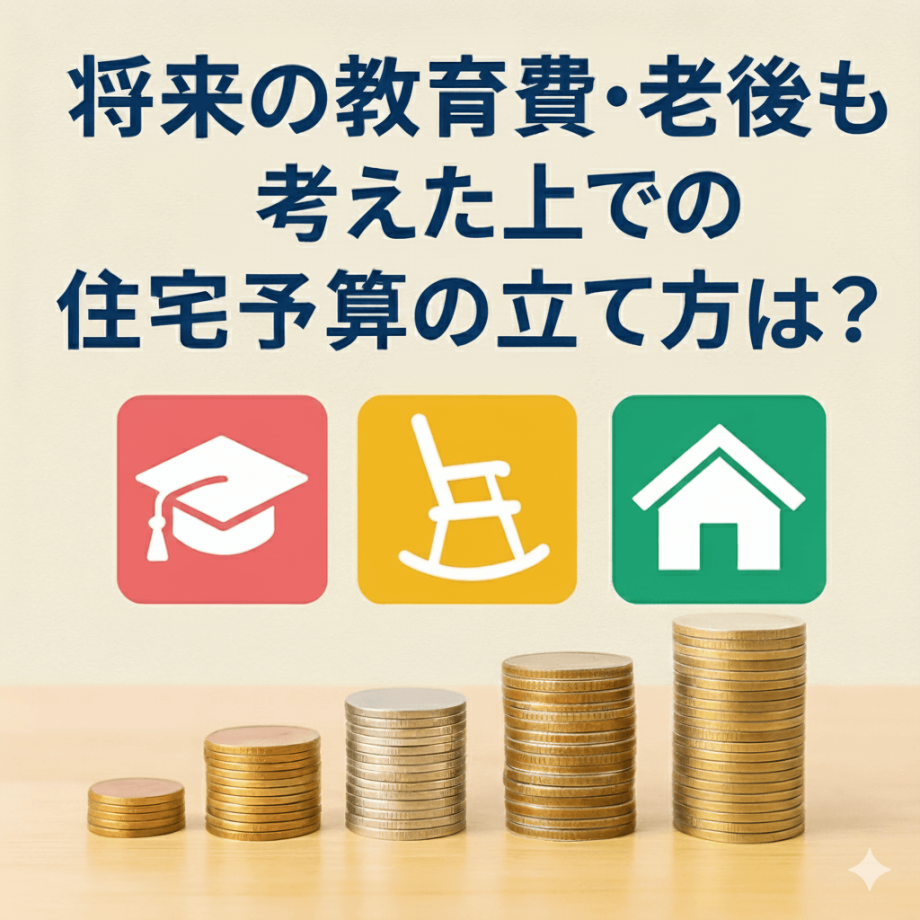教育費・老後費用も見据えた“安心の住宅予算”の立て方とは？