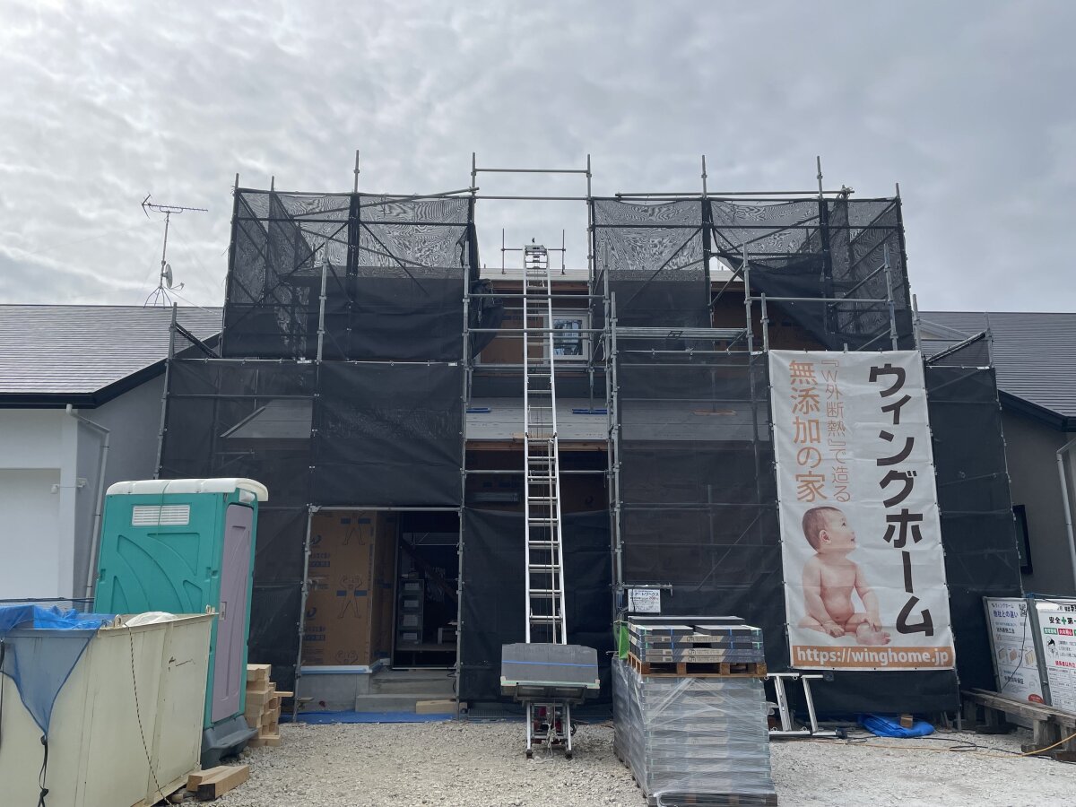 上棟直後の様子☆ 袋井市久能M様邸