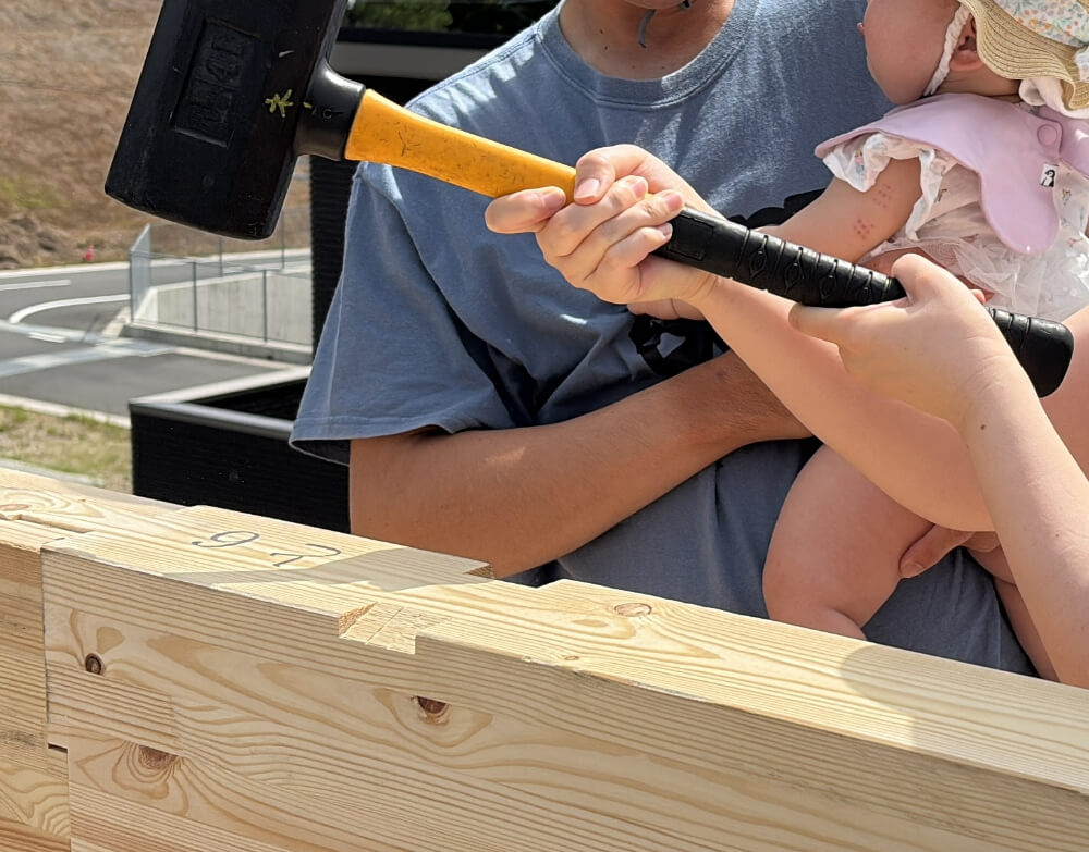秋晴れの下で -袋井市久能M様邸- 祝上棟