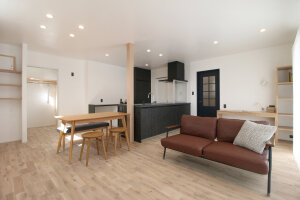 #キッチンを中心に「裏動線」が集結! ママに寄り添った家事ラクなお家